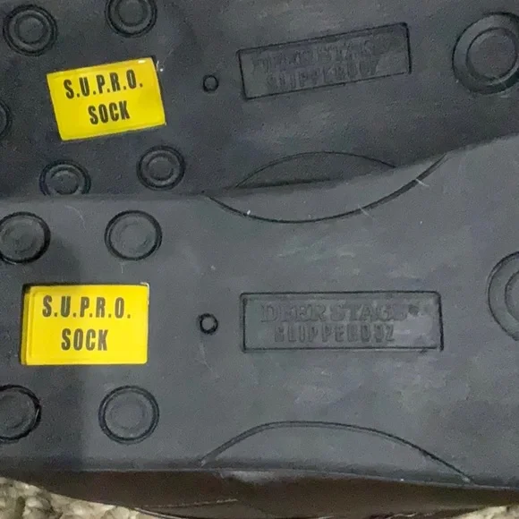 #205 Deer Stags NWT Men's Sz 11 Brown Fur-Lined Slippers - Picture 10 of 10